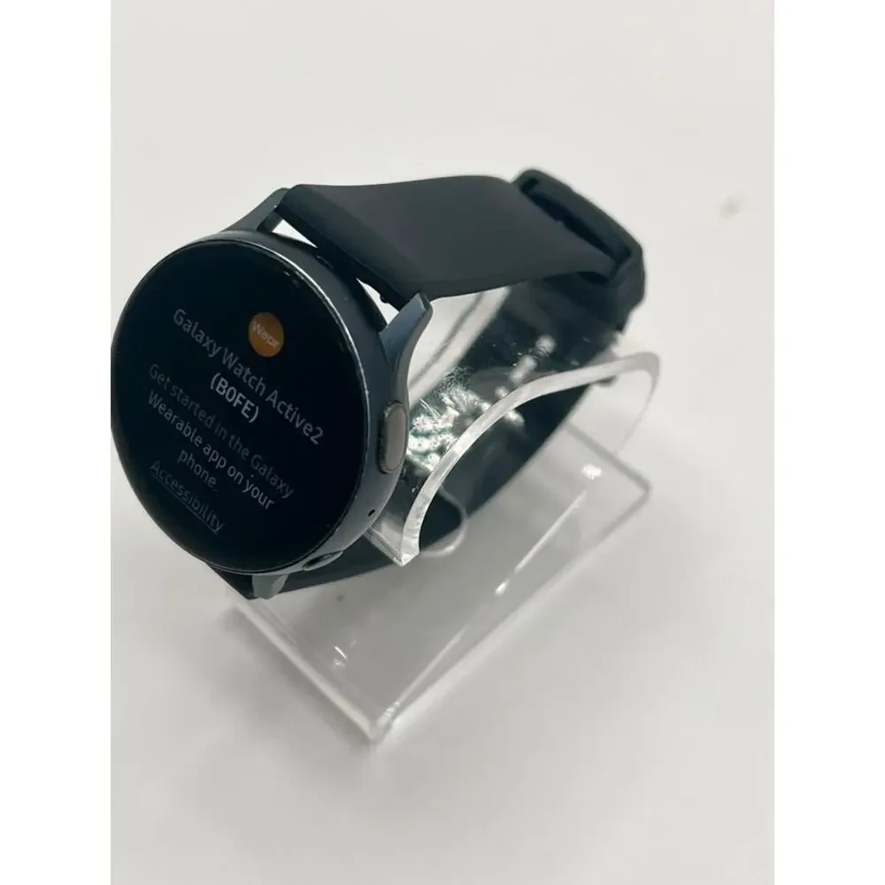 Samsung Galaxy Watch Active 2 SM-R830 40mm Dark Blue Dial Black Band Used 4gb Un